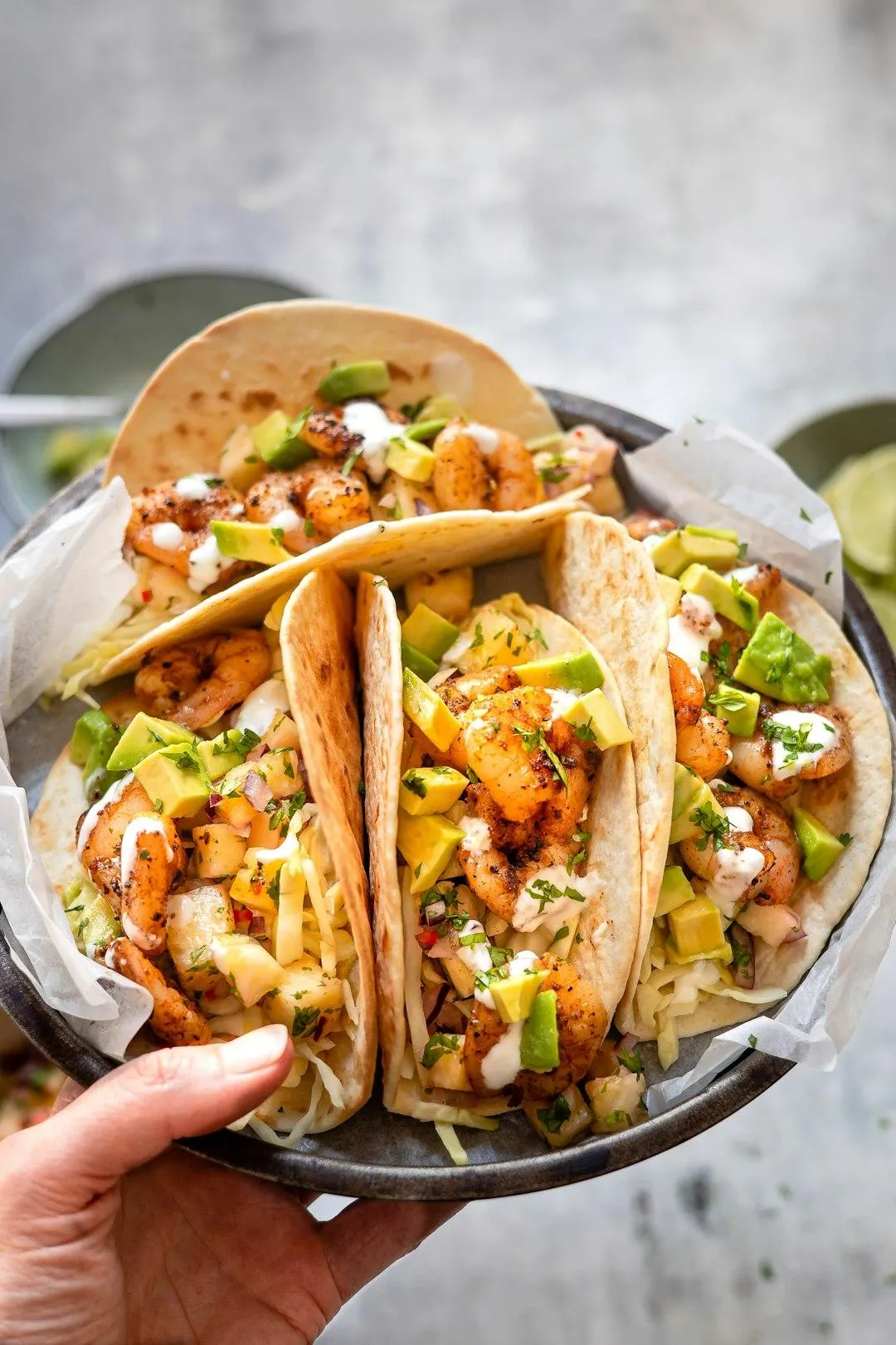 Tacos served at a Miami ATV tour stop